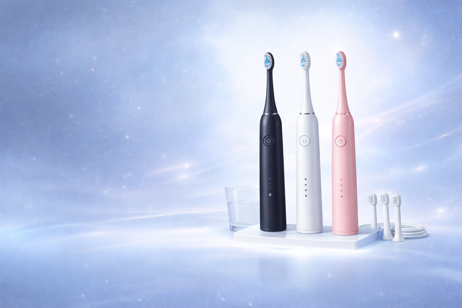 Brosse à dents électrique Glow & Clean – technologie sonique